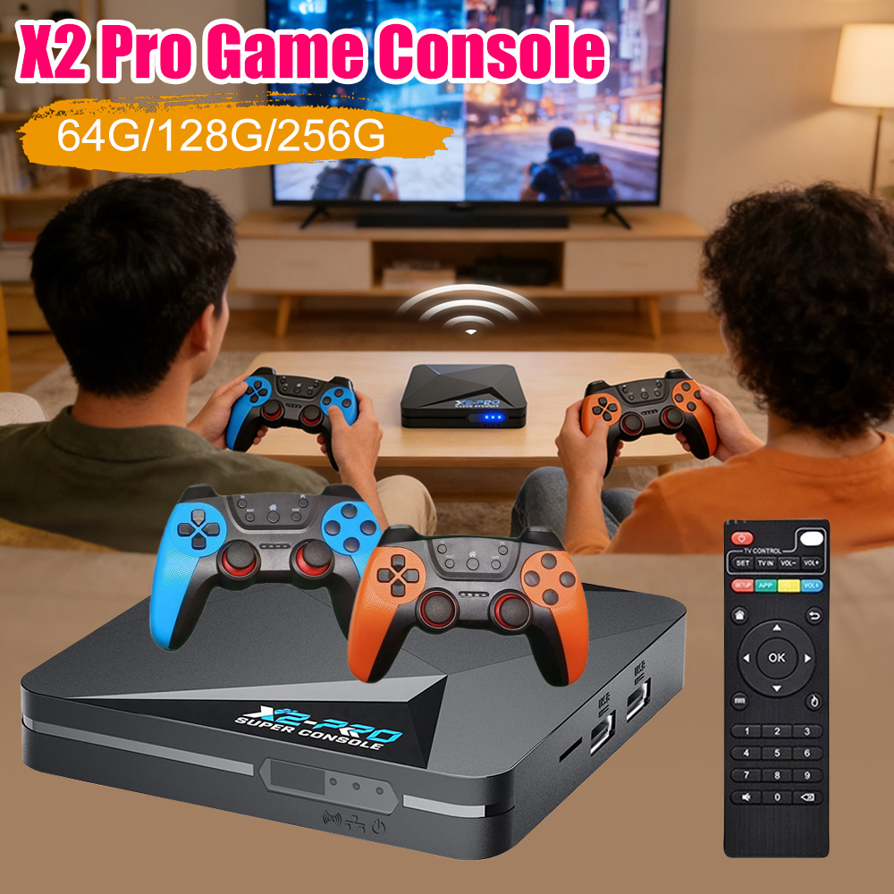 Gaming Console For Android Tv - صندوق ألعاب سوبر كونسول X2 برو