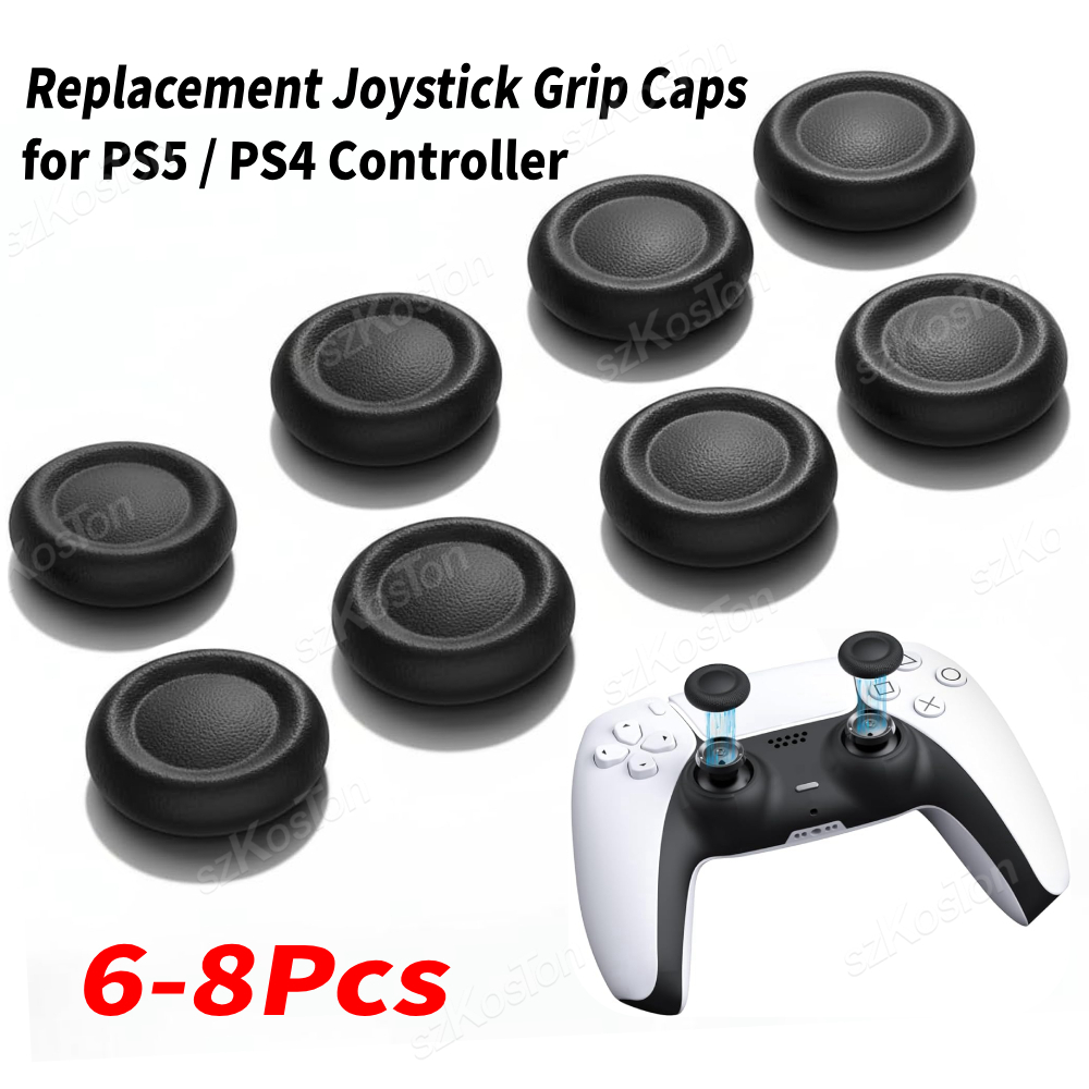 Thumb Grip Joystick - 6-8 قطعة قبعات عصا التحكم البديلة