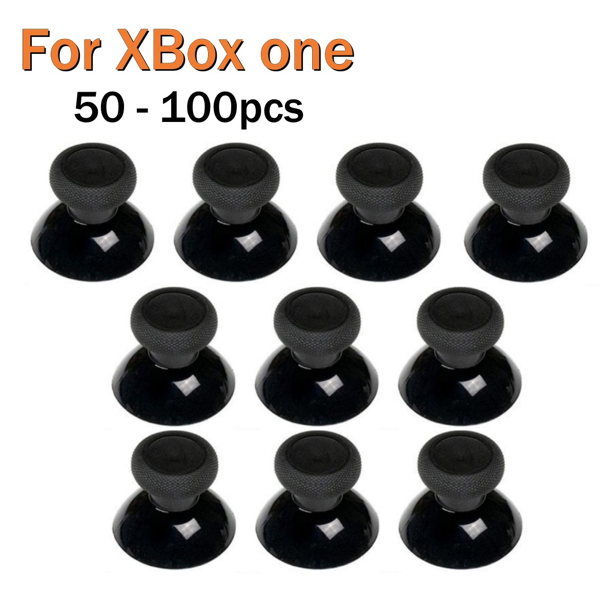 Thumb Grip Joystick - 50-100 قطعة استبدال الفطر Thumbsticks ثلاثية