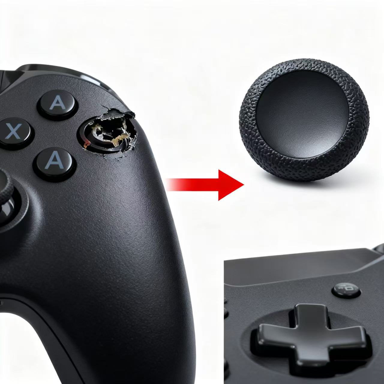 20 قطعة من أغطية عصا التحكم لج - مراجعة Thumb Grip Joystick وسعره