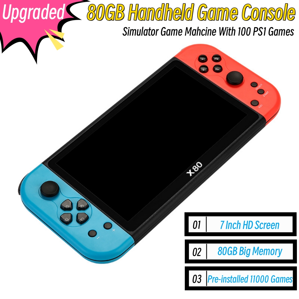 جهاز ألعاب أركيد ريترو محمول ، - مراجعة Gaming Console X80 وسعره