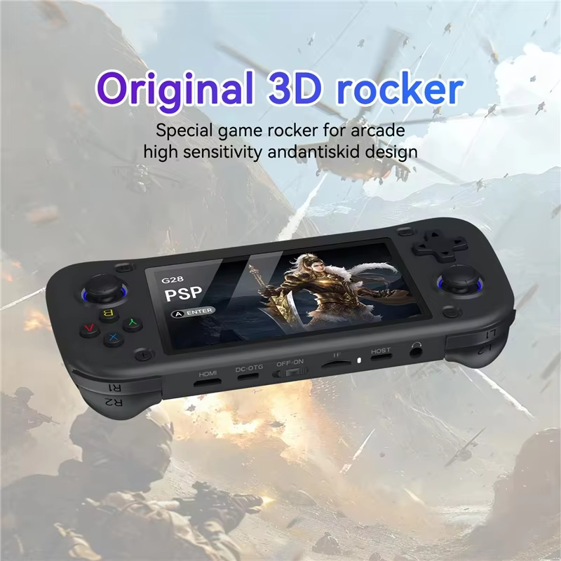 جهاز ألعاب محمول G28 بشاشة 4.3 - مراجعة Gaming Console Gta وسعره