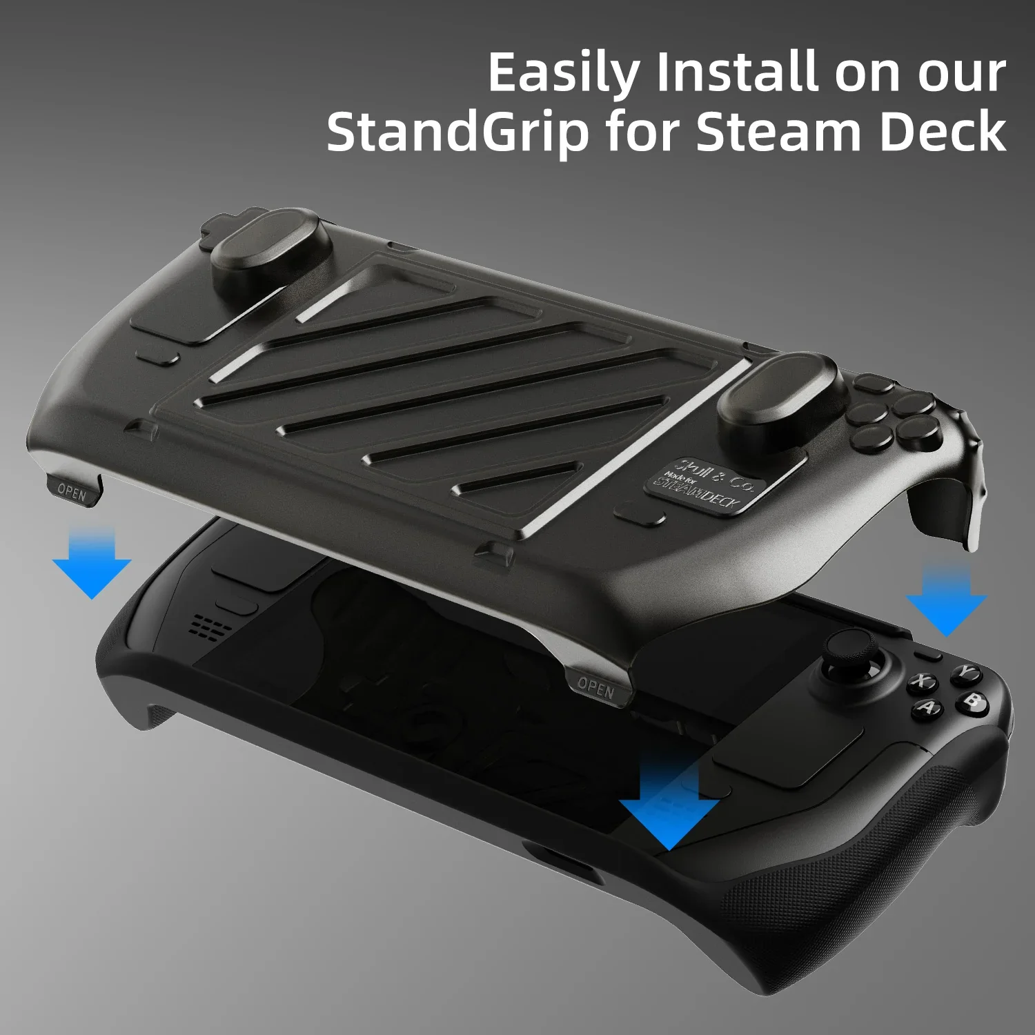 Skull & Co. حزمة غطاء أمامي ها - مراجعة Gaming Console Steam Deck وسعره