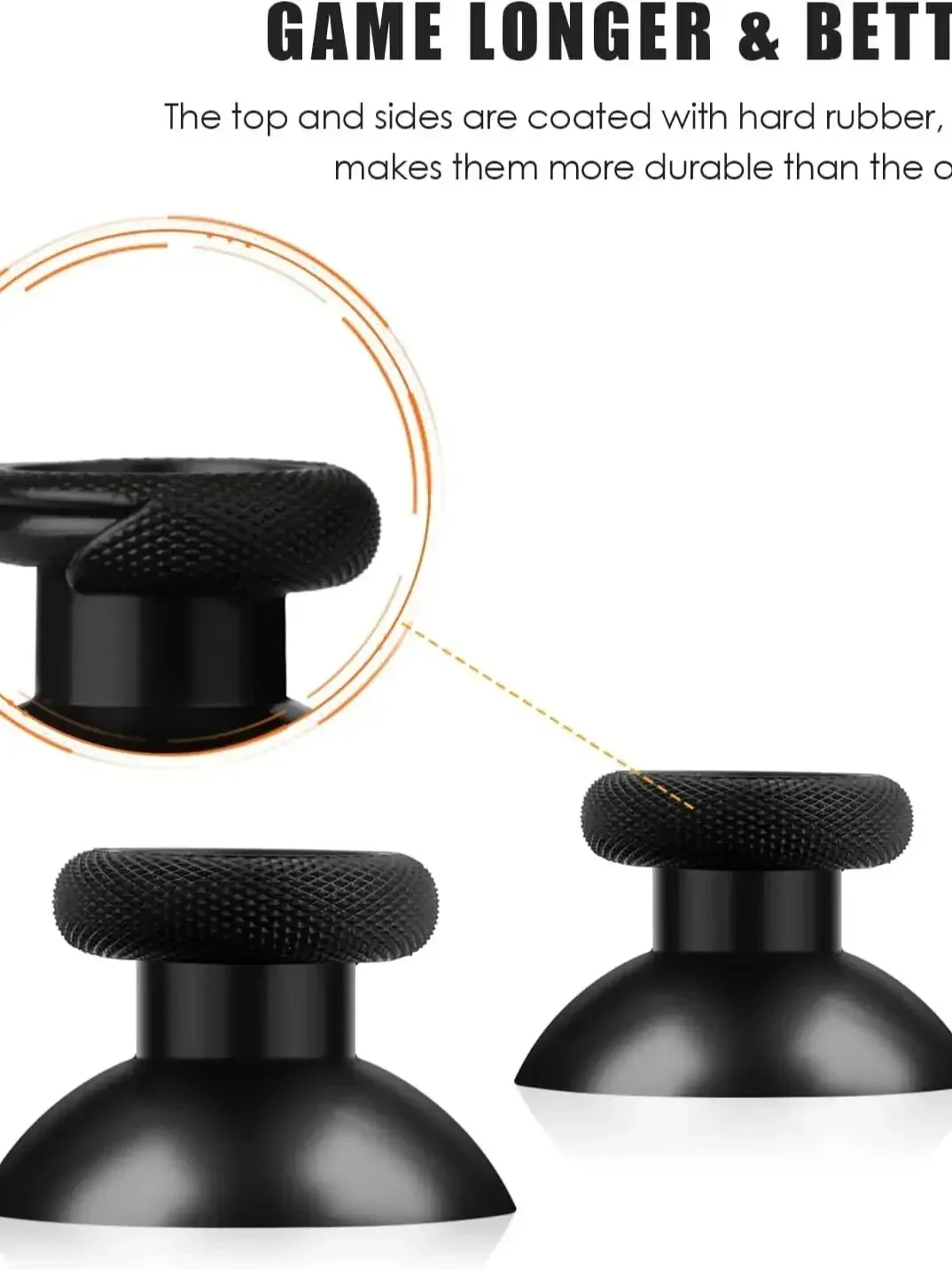 50-100 قطعة استبدال الفطر Thum - مراجعة Thumb Grip Joystick وسعره
