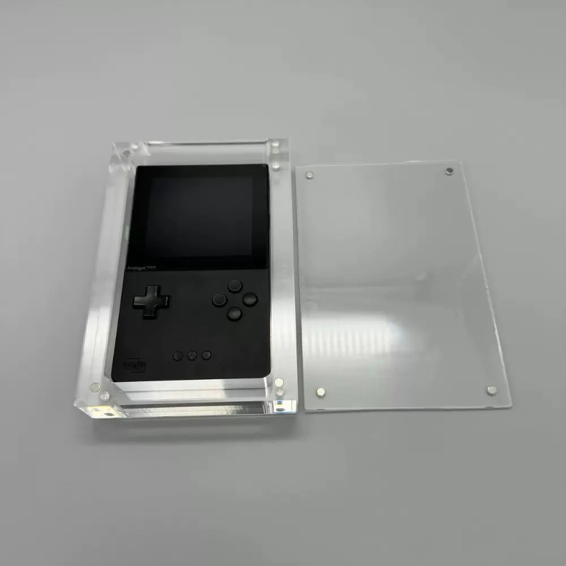 حافظة تخزين شفافة مغناطيسية من - مراجعة Gaming Console Organizer وسعره